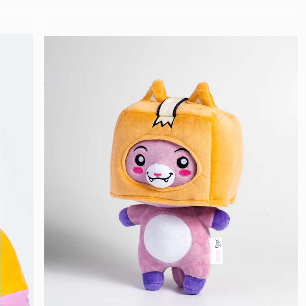 Plush Toy with Orange and Purple Colors